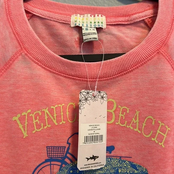 NWT Maui & Sons Venice Beach Pullover - Picture 3 of 5